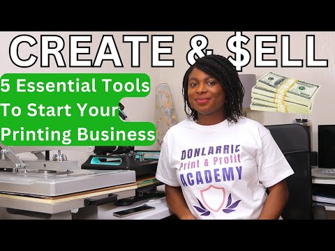 5 Essential Tools To Start Your Printing Business | Small Business | Starting a Business From Home
