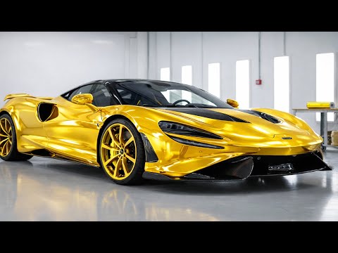 McLaren Elva Midas Touch: Applying 24k Gold Leaf to the Helios Orange Carbon Bodywork