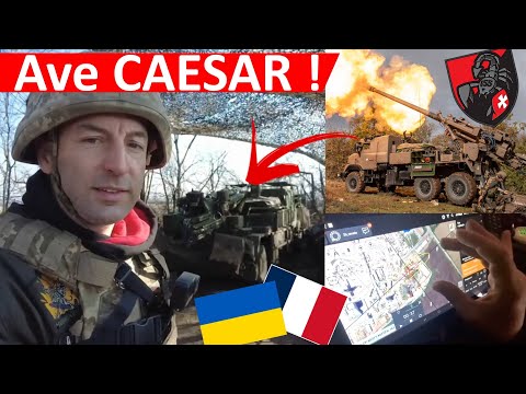 [🇺🇦/🇷🇺] EN PREMIÈRE LIGNE AVEC LES CANONS CAESAR - à Pokrovsk avec l'artillerie ukrainiene 🇫🇷💪