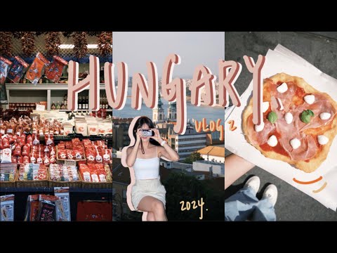 VLOG🇭🇺2｜匈牙利布達佩斯中央市場🌭漁人堡風景太美了～街坊美食Lángos🍕& 道地匈牙利餐廳“料超多牛肉湯