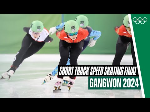 ๐คฏ The craziest strategy secures gold!๐ฅ| Women's Short Track Speed Skating 1500m Final | #Gangwon2024