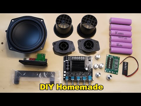diy   homemade   bluetooth subwoofer partybox speaker   on the go essential