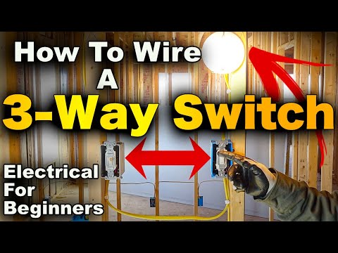 How To Wire A 3-Way Light Switch - 3 Way Switch Explained (2 EASY & SIMPLE Methods)