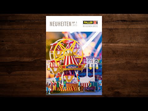 FALLER Neuheiten N°1 2025 – Modellbahn, Katalog