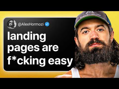 Brutally Honest Landing Page Advice from Alex Hormozi