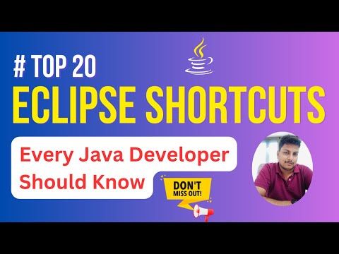 Top 20 Eclipse Shortcut Keys Every Java Developer Must Know in 2025! 🚀
