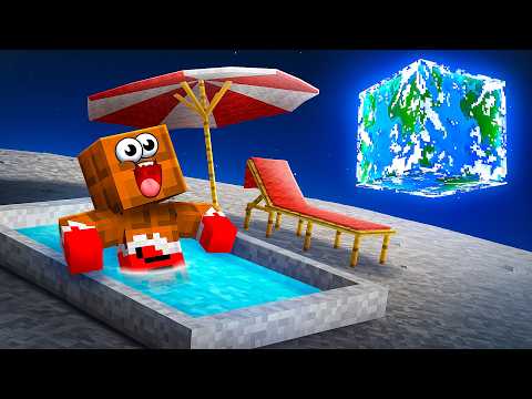 🌖 МОЙ ДРУГ ЖИВЕТ В ДОМЕ НА ЛУНЕ В МАЙНКРАФТ!😱