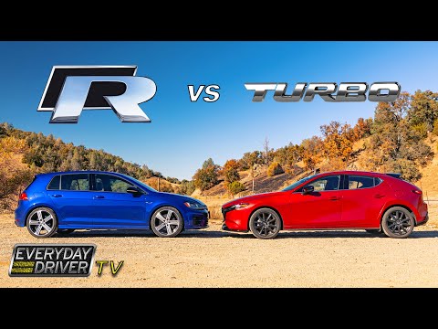 Mazda3 Turbo vs Golf R - Hatch Recipe | Everyday Driver TV Season 8