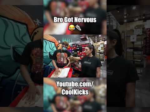 Bro Got Nervous 😂👟