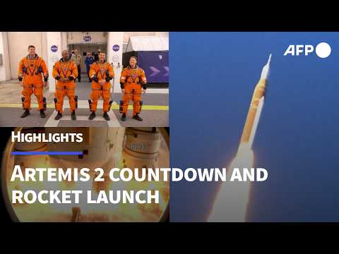 HIGHLIGHTS: Launch of Artemis 2 crewed mission around the Moon