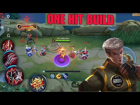chou gameplay pro player chou best one hit build and emblem 2024 top 1 global build