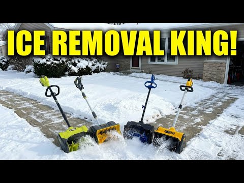 4 Top Electric Snow Shovels Tested! One Is The Ice Removal King!