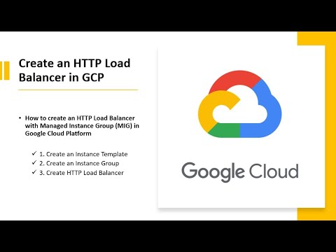 How to create an HTTP Load Balancer with Managed Instance Group (MIG) in Google Cloud Platform (GCP)