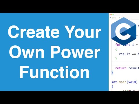 Create Your Own Power Function | C Programming Example