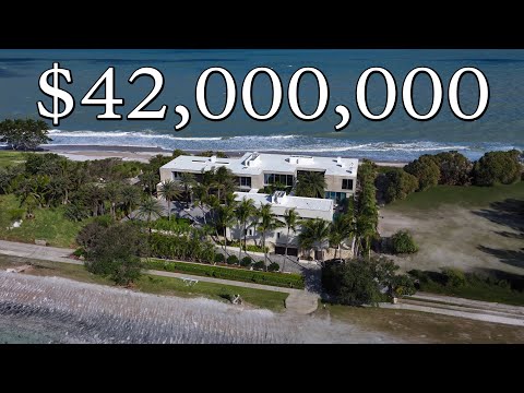 Inside a $42,000,000 Florida MEGA MANSION with 4 Kitchens, 2 Pools, & 18,000ft²