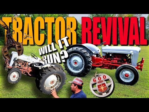 Saved From The Scrapper! Will This Vintage Ford Tractor Run And Work Again?