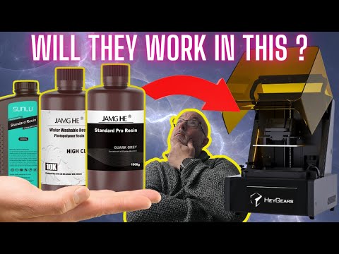 Can You Use Cheaper Resins In HeyGears Ultracraft Reflex 3D Printer - Yes You Can !