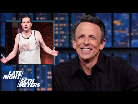 Seth Holds a Surprise Inspection of His Monologue Writers in April 2026