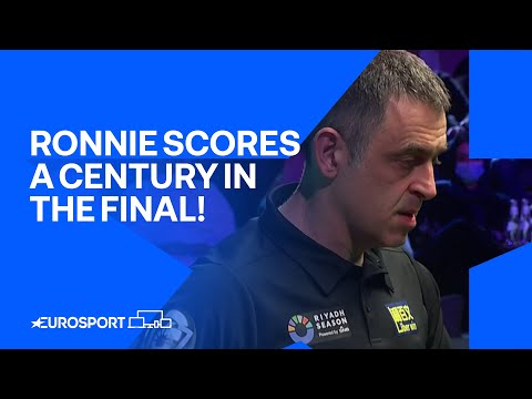 Ronnie O'Sullivan scores a CENTURY in the final ๐ | Riyadh Season World Masters of Snooker 2024 ๐ธ๐ฆ