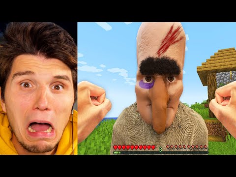 Paluten REAGIERT auf ULTRA REALISTISCHEN DORFBEWOHNER KAMPF (Minecraft Memes)