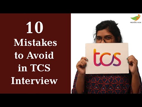 10 Mistakes to avoid in TCS Interview | TCS NQT Interview  Questions Tips