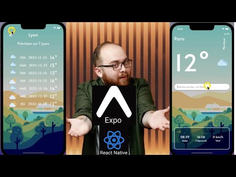 📱 Créez une Application Météo Complète avec React Native et Expo en 3H ⏳🌦️
