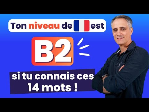 SI TU CONNAIS CES MOTS FRANÇAIS, TON NIVEAU EST B2 ✨