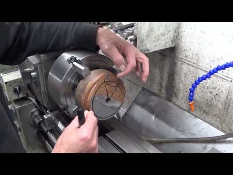 Lathe solid tool post.