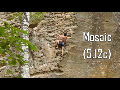 Mosaic (5.12c ) - Red River Gorge (Anthony)
