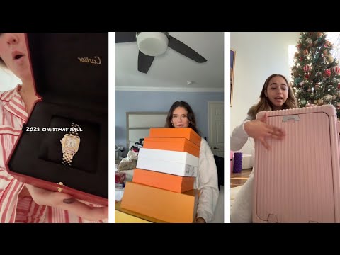 INSANELY RICH CHRISTMAS HAUL | its extreme | tiktok compilation π±πΈ