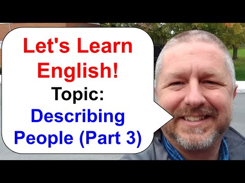 Let's Learn English! How to Describe People in English Part 3