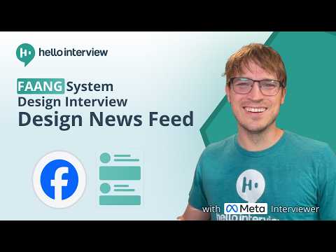 Design FB News Feed System Design Interview w/ ex: Meta Senior Manager