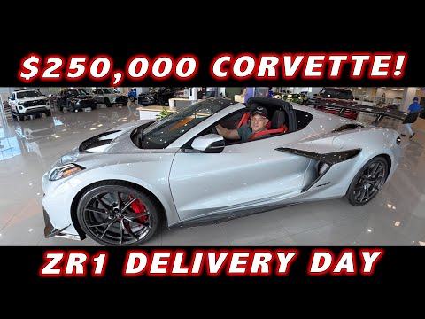 Taking Delivery of my $250,000 Chevrolet Corvette ZR1 with 1,064 HP at Stingray Chevrolet at MSRP 