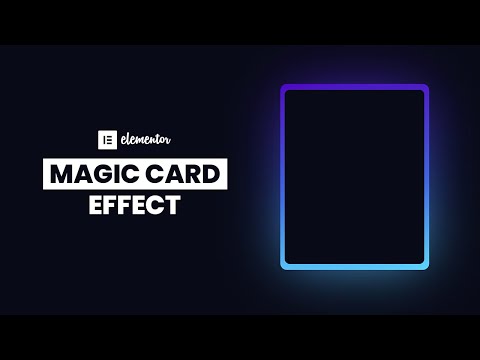 Elementor Magic Card Hover Effect | WordPress Elementor Pro Tutorial | Elementor Tricks