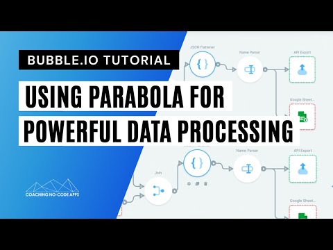 Using Parabola with Bubble.io for Powerful Data Processing