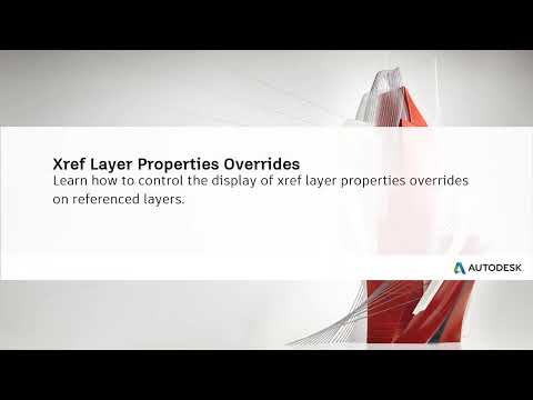 AutoCAD Xref Layer Property Overrides