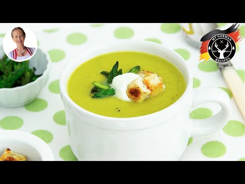 Asparagus Soup, creamy & delicious ✪ MyGerman.Recipes