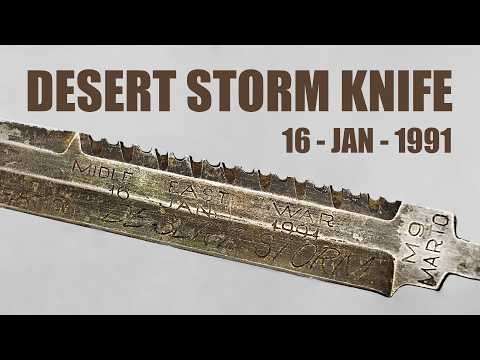 U.S. Soldier’s Combat Knife From Desert Storm - Full Restoration