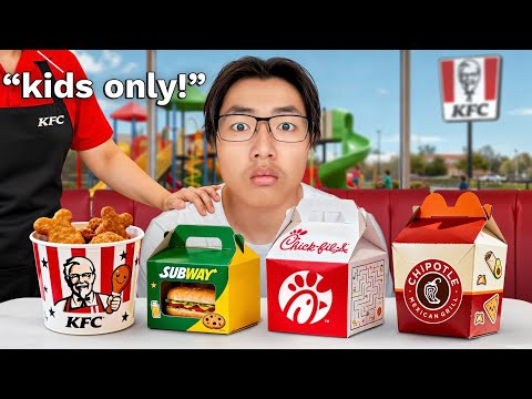 I Tried Every Kids Menu