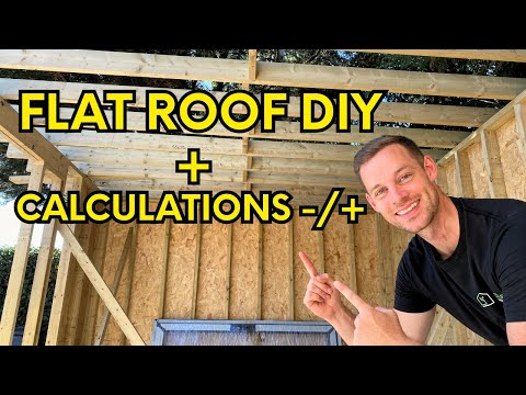 Flat Roof DIY Shed Or Garden Room Including Span Table!