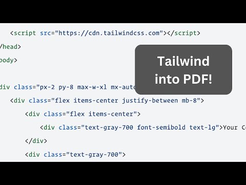 New Spatie PDF Package: Use Tailwind Styles in PDF