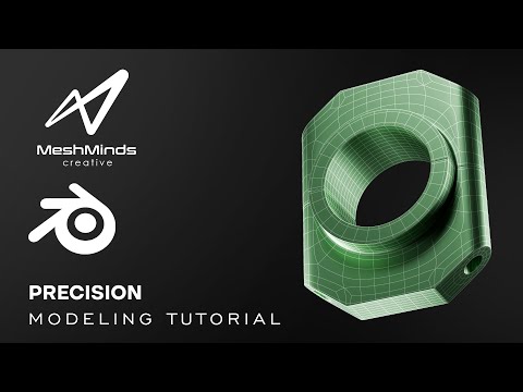 Blender Tutorial: Precision Hard Surface Modeling | Clean Topology Techniques