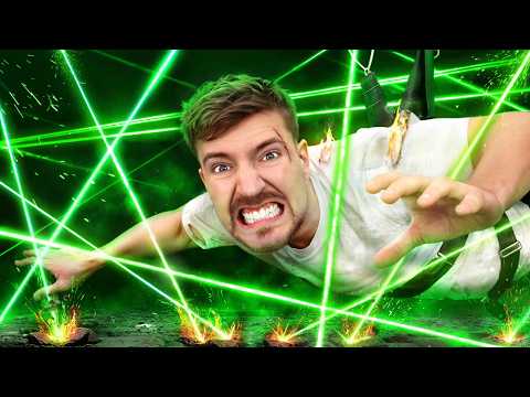 10 People Vs World's Deadliest Laser Maze for $250,000