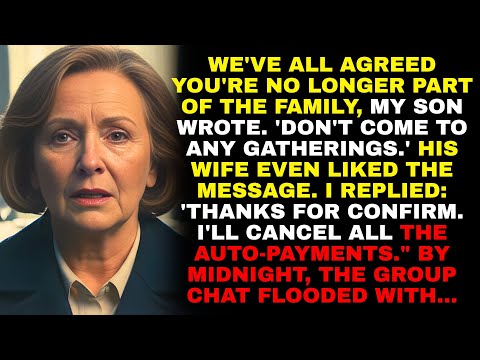 My Son Wrote: 'We've Agreed You're No Longer Part Of This Family. Don't Come To Any Gatherings'