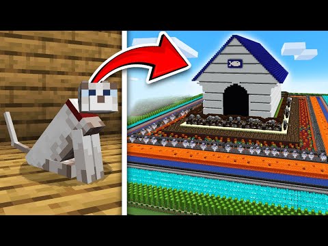 I Built Minecraft’s SAFEST Cat House!