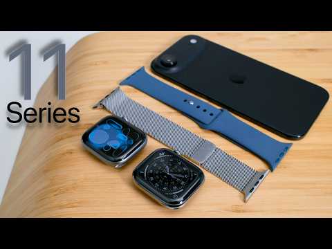 Apple Watch Series 11 Aluminum & Titanium - Unboxing & Review 4K 60