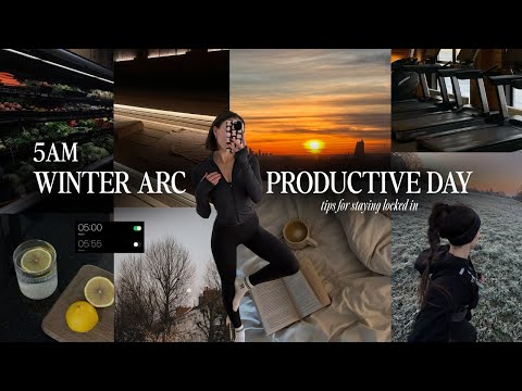 5AM WINTER ARC VLOG | productive day, how I'm ending the year strong āļø
