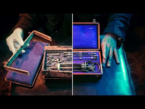 Antique Medical Kit Restoration | ASMR