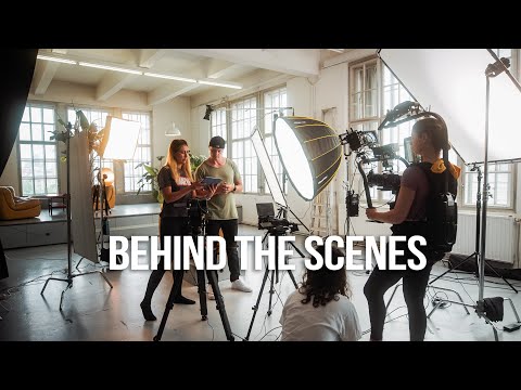 Behind the Scenes of shooting an Interview Masterclass