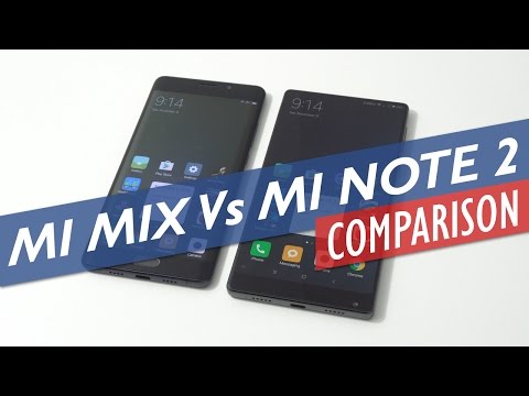 Xiaomi Mi Mix Vs Mi Note 2 Comparison (With Antutu test)